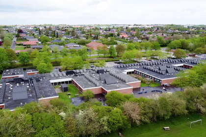 Skjoldhøjskolen set fra luften