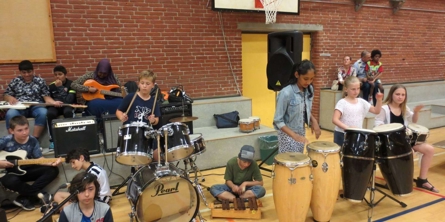 Børn spiller musik - Skjoldhøjskolen